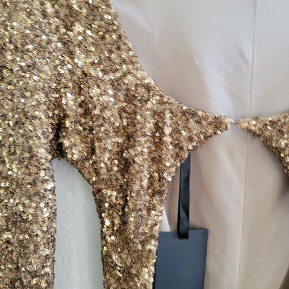 AMEN sequin Jumpsuit size 4 S - Picture 8 of 16